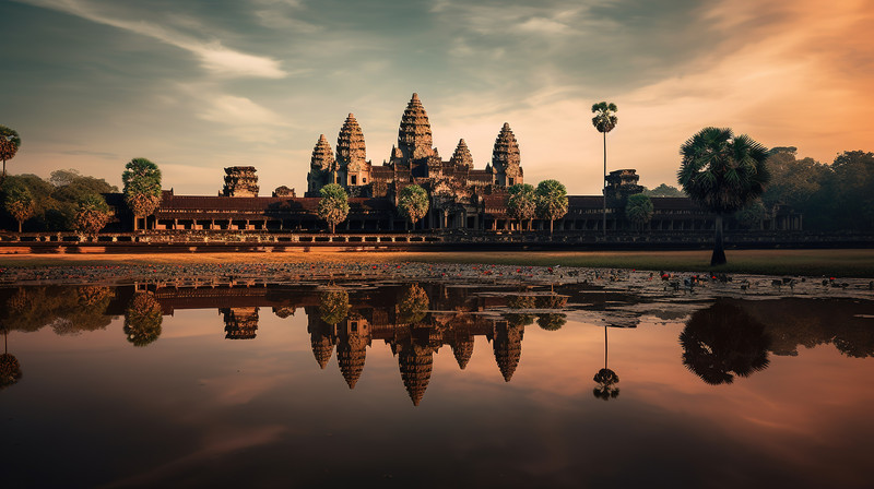 Beautiful landscape of Cambodia